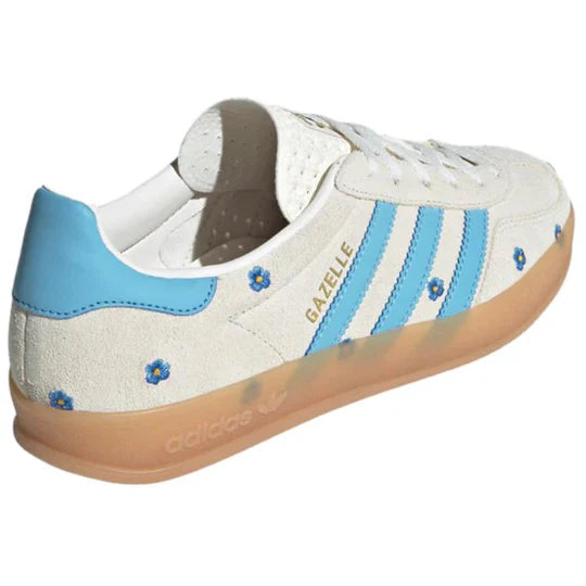 adidas originals Gazelle Indoor Floral 'White Blue'