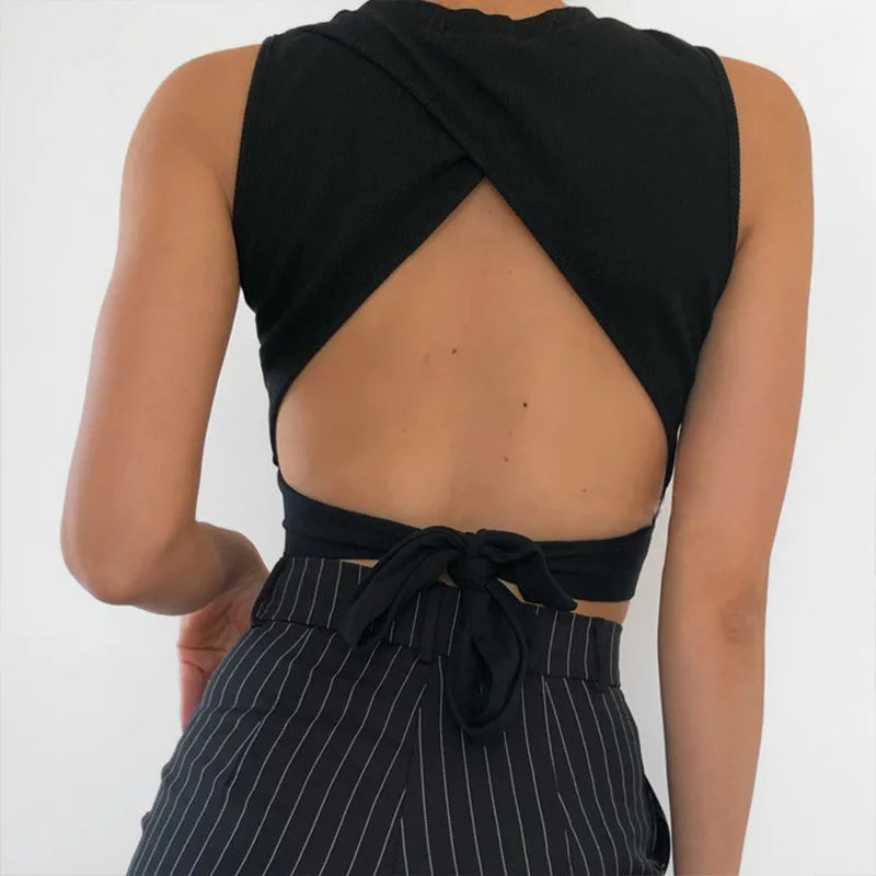 Tank Top Bandage Crop Top