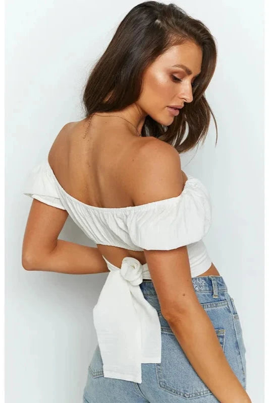 Astra Bohemian Lantern Crop Top