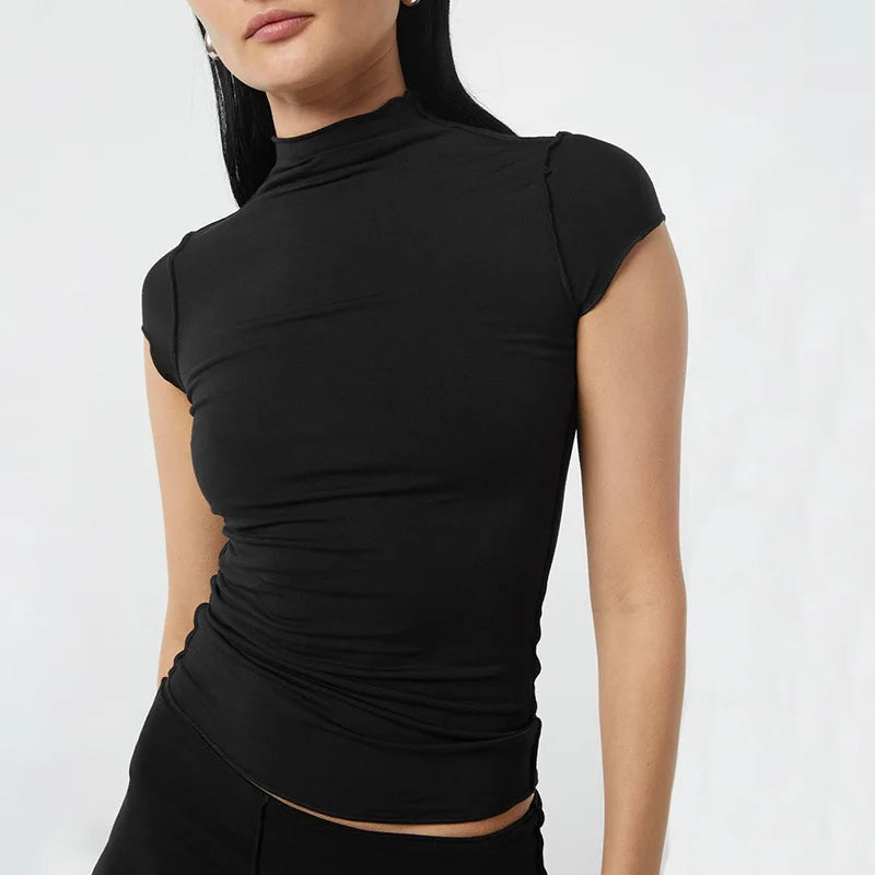 Alyssa Frilly Fitted Tee