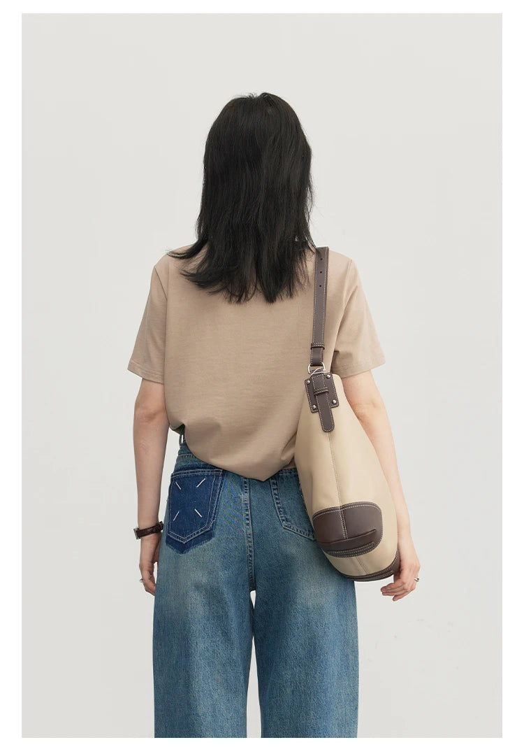 Viviola Tees Basic O Neck Short Sleeve Pullover