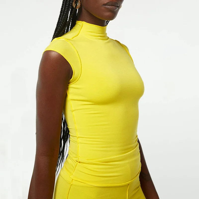 Alyssa Frilly Fitted Tee