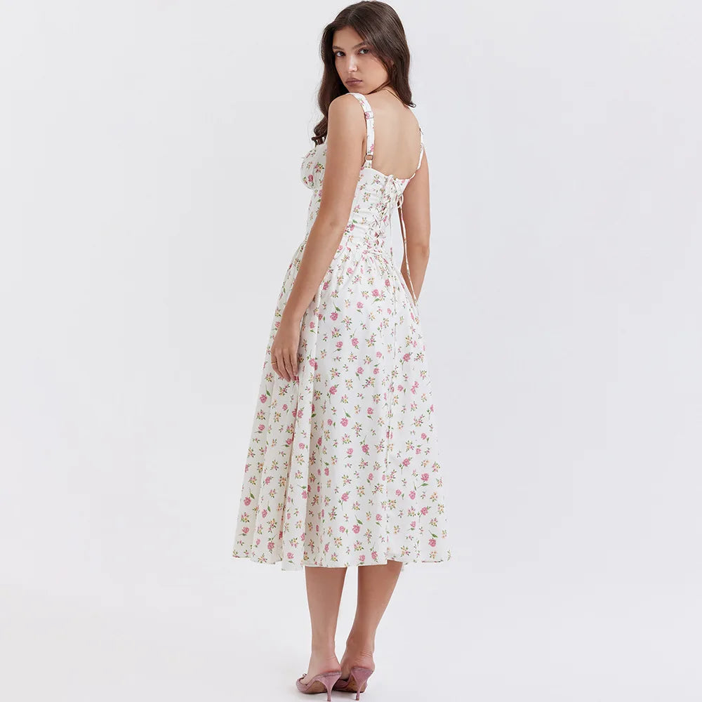 Selita Flower Floral Dress