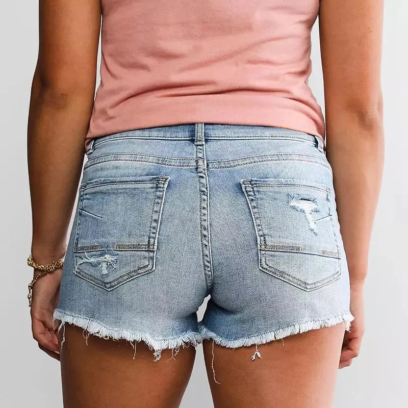 Talla Shorts High Waist Denim