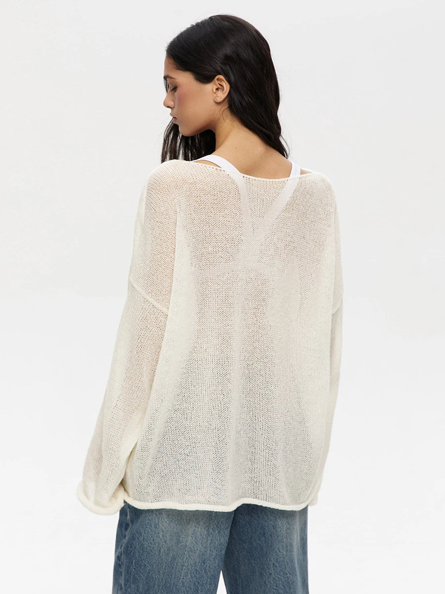 BC Loose Pullovers See-Through