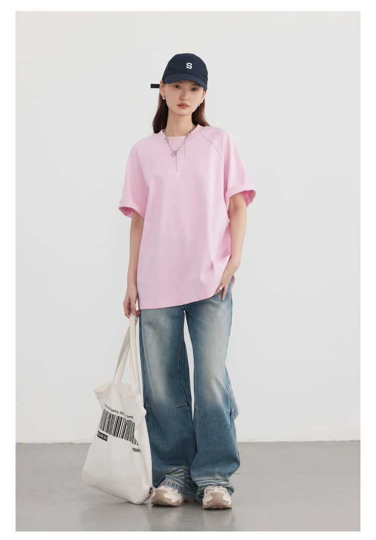 Chou Short Sleeve Round Neck T-Shirt