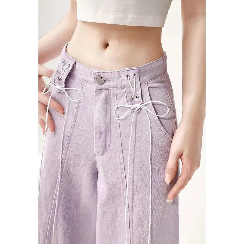 Nana Purple Baggy Cargo Vintage Denim