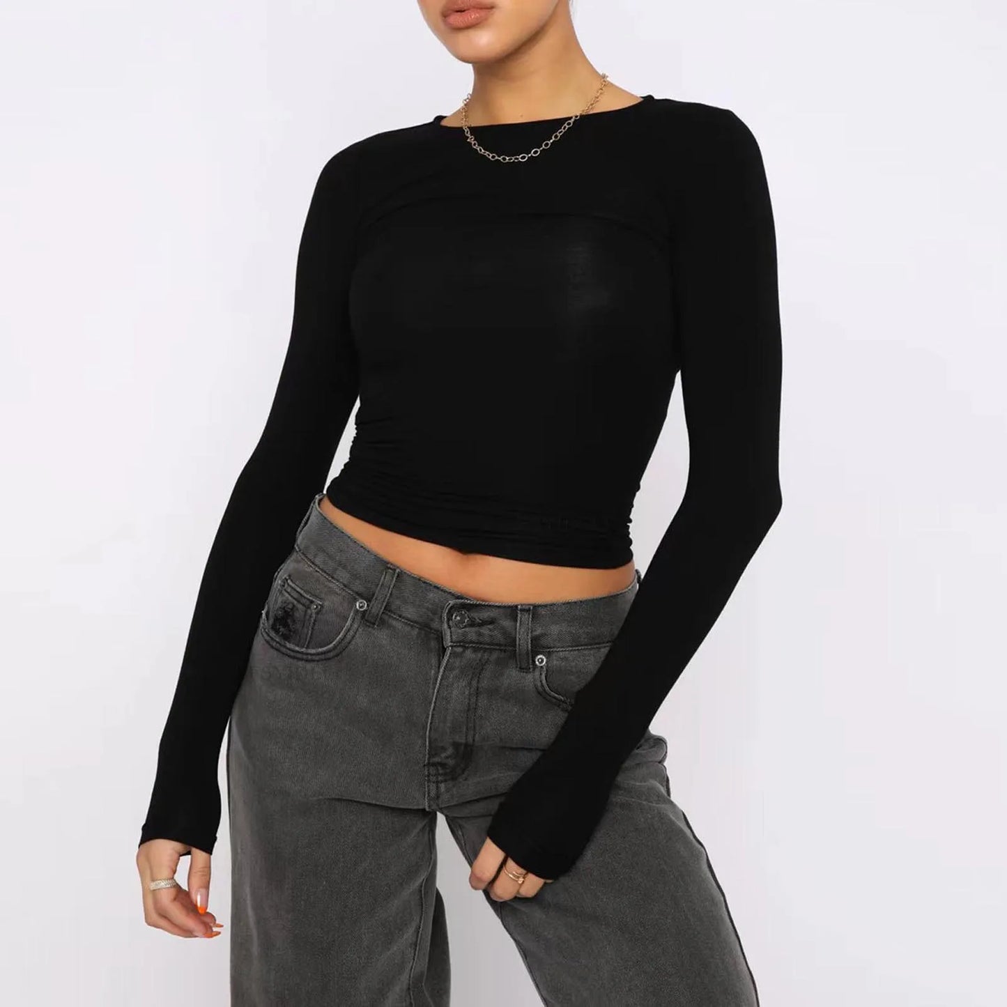 Paya Long Sleeve T-Shirts Top