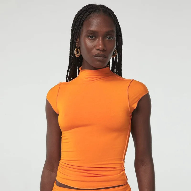 Alyssa Frilly Fitted Tee