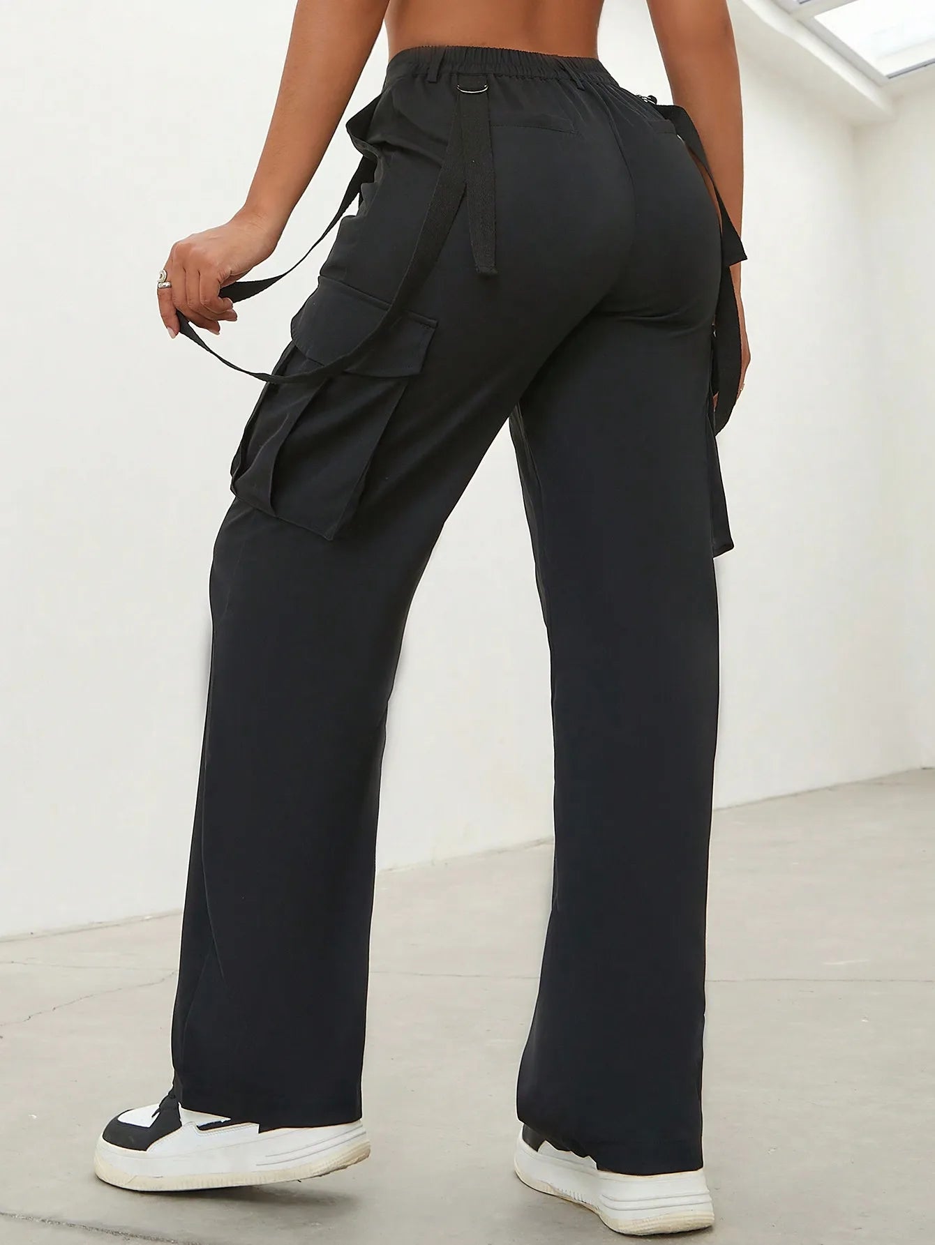 Flap Pocket Side Cargo Pants