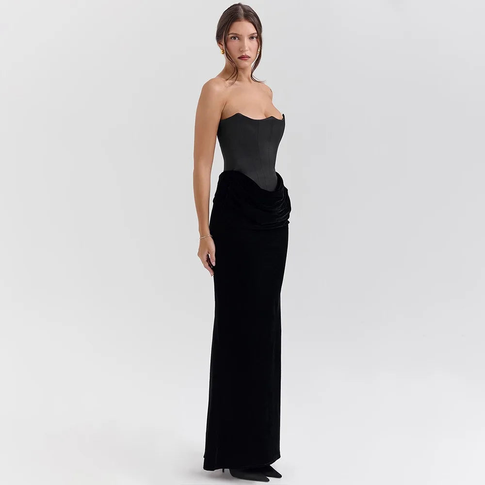 Arti Strapless BC Backless Tight Long Dress