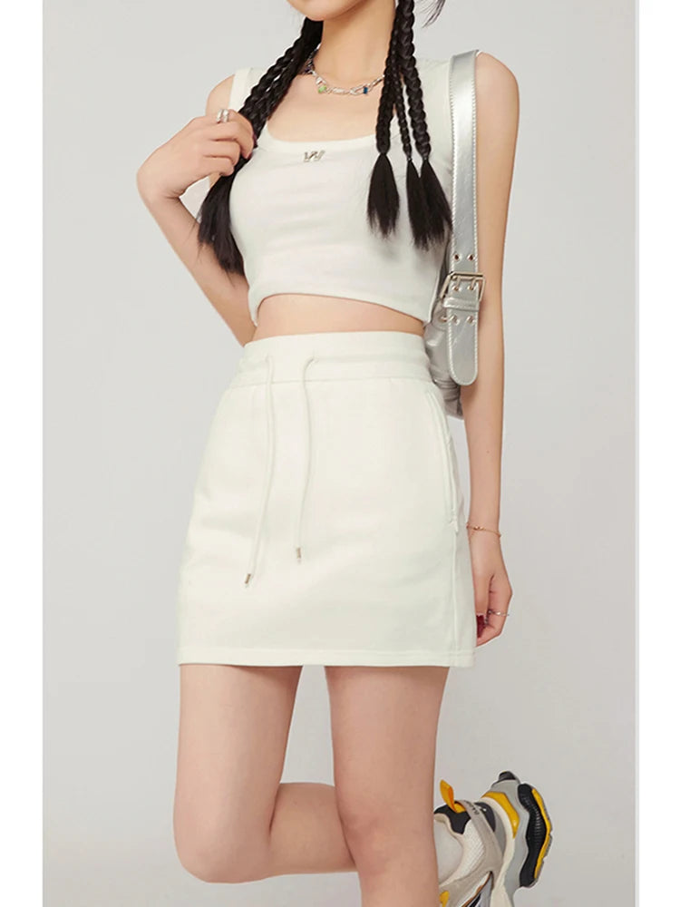 Fanny Vintage High Waist Short Skirt