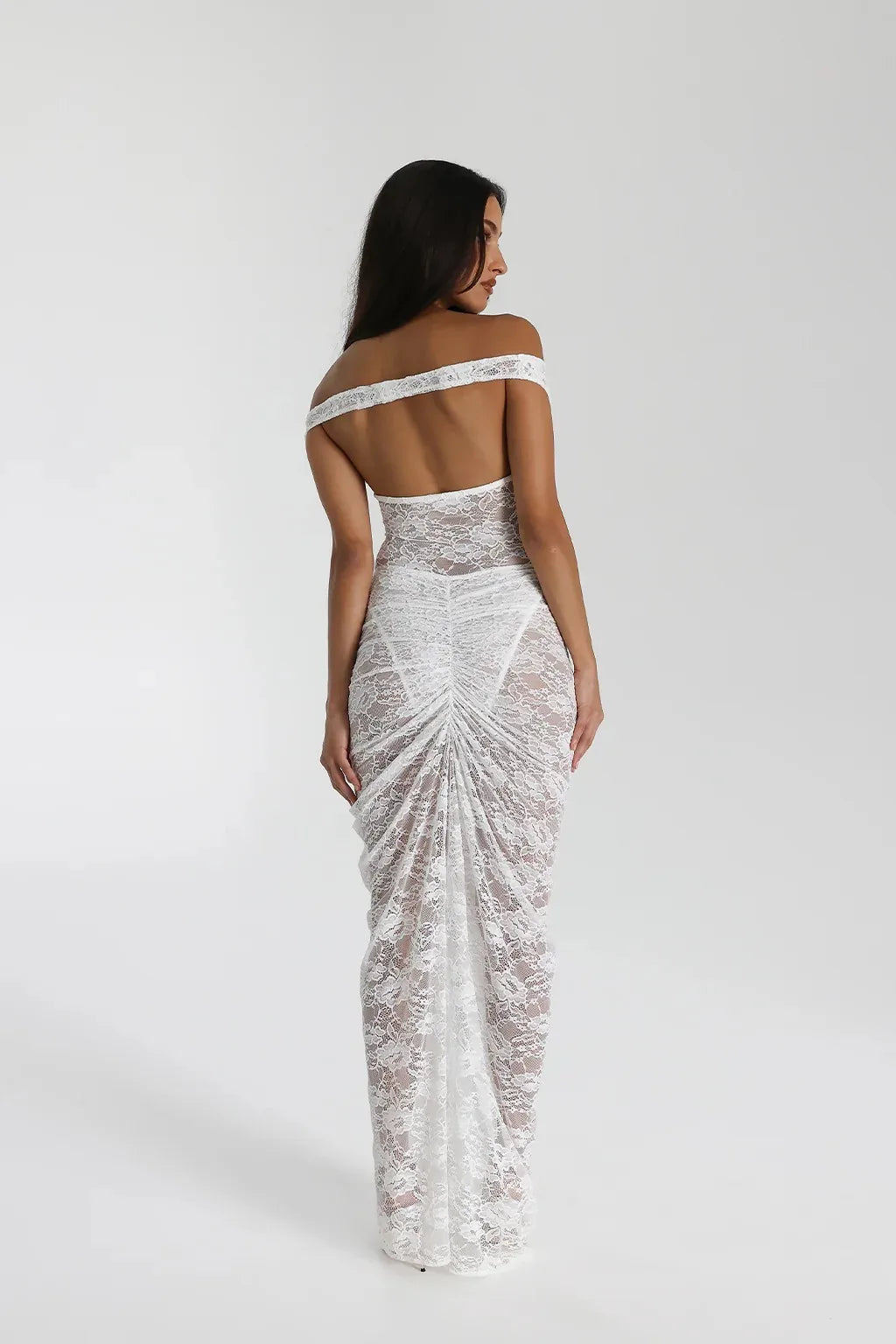 Ty Lace Deep V Sleeveless Dress