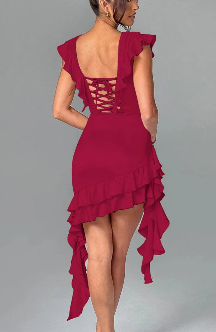 Vi Ruffle BC Mini Dress