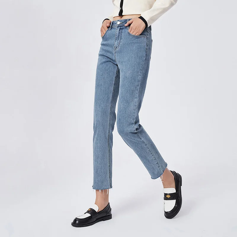 Irenes Comfortable Straight Jeans