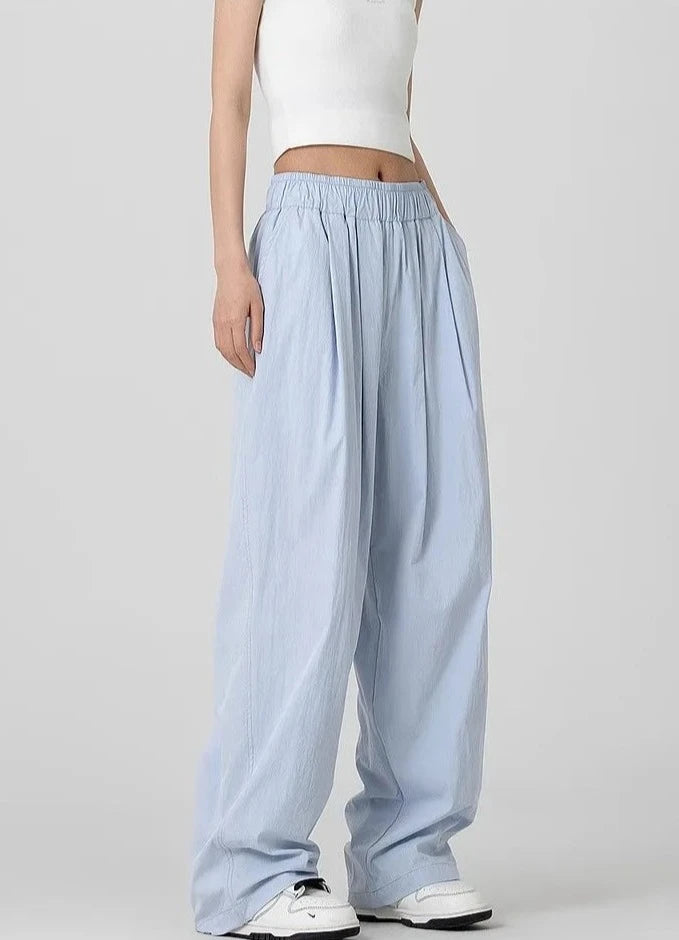 High Waist Straight Pants Loose Wide Leg Pants