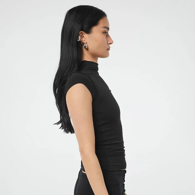 Alyssa Frilly Fitted Tee
