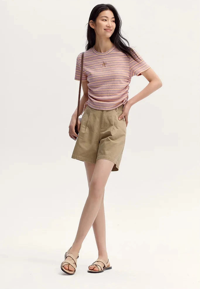 Tanish Short-Sleeved Length Tee