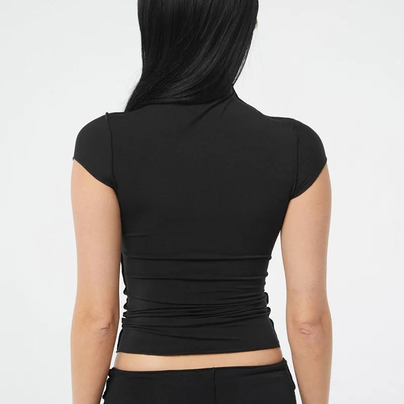 Alyssa Frilly Fitted Tee