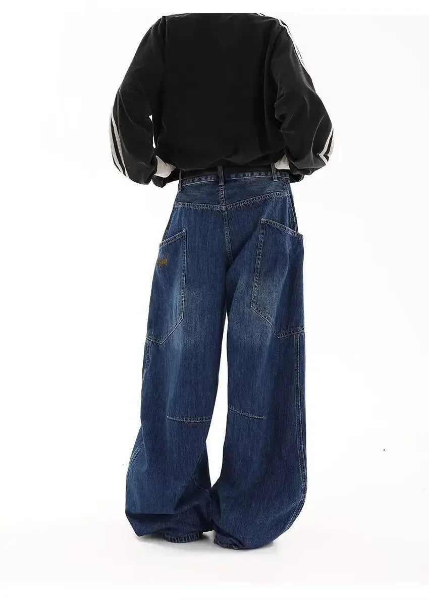 BC Jeans High Street Vintage Loose Fit Straight Leg Bell Bottoms