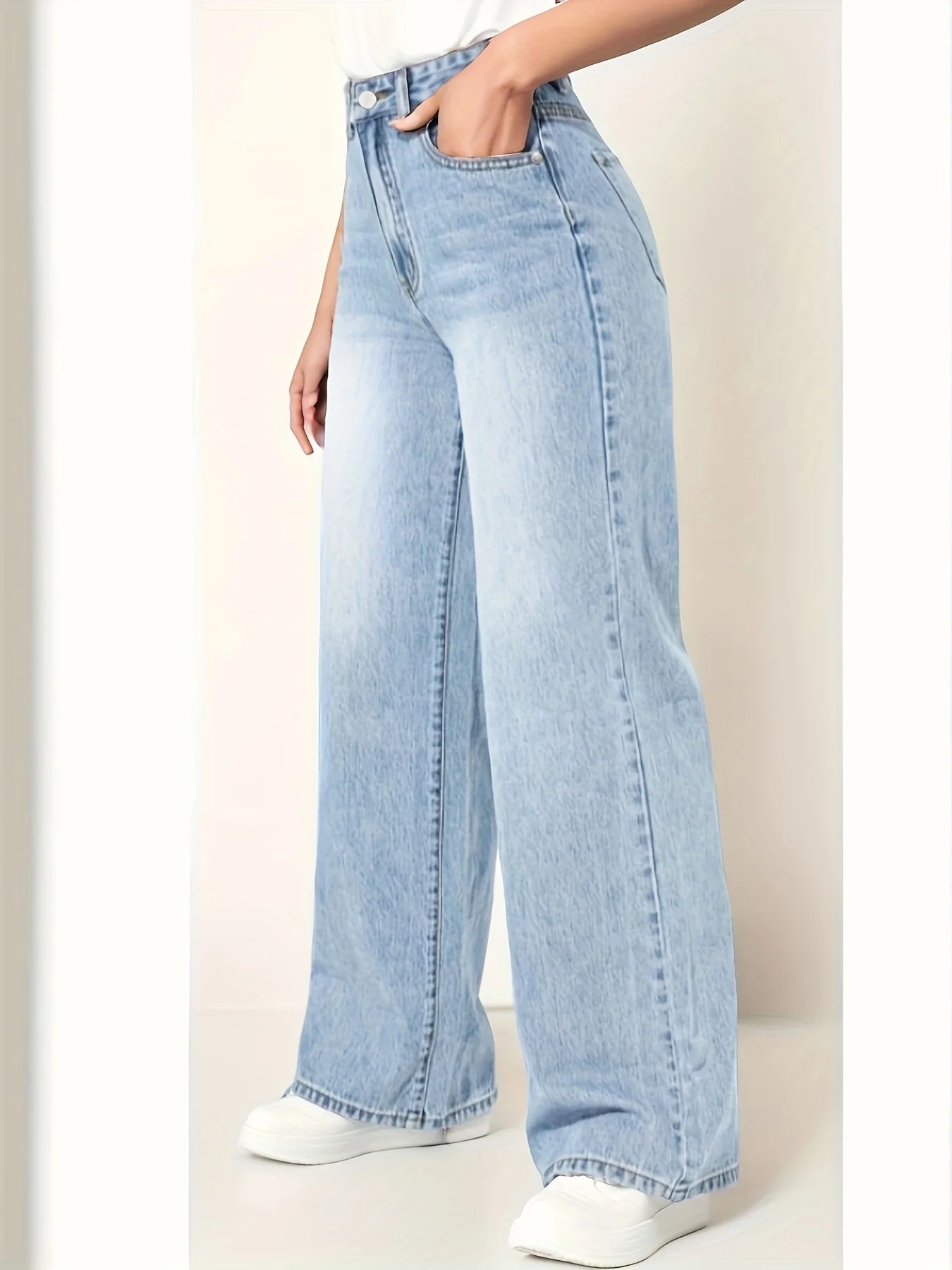 Denim BC High-waisted pants