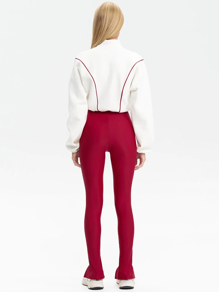 Moz Long Sleeve Jumpsuit Rompers Turtleneck