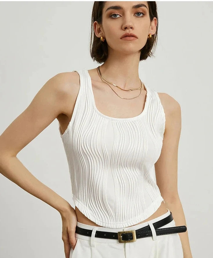 KZ Tanks Tops Sleeveless Elastic Tank Top