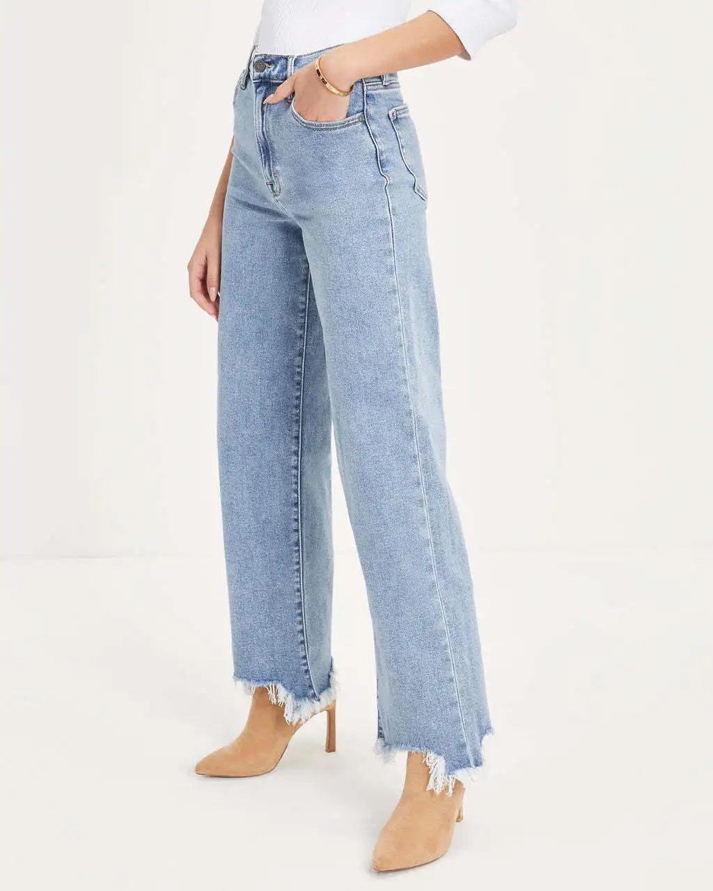 Vintage High Waist Straight Denim