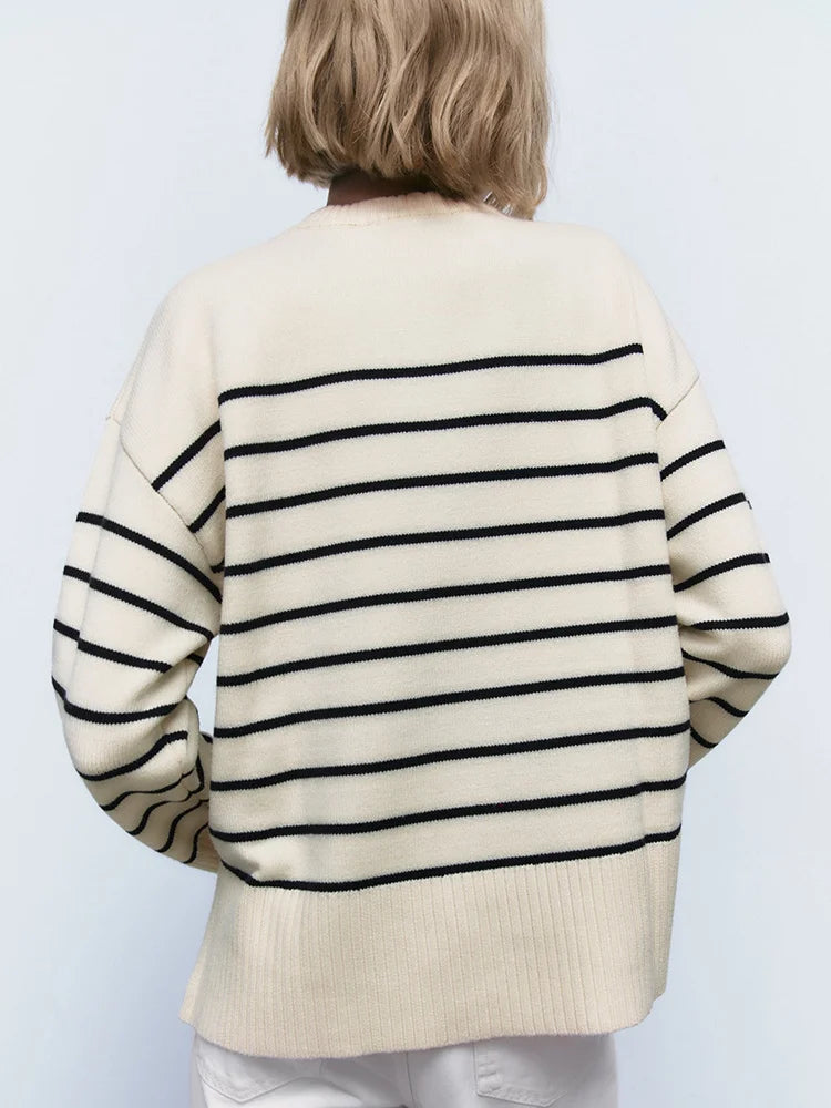 BC Pullover Long Sleeve Knitted Top Loose Knitted