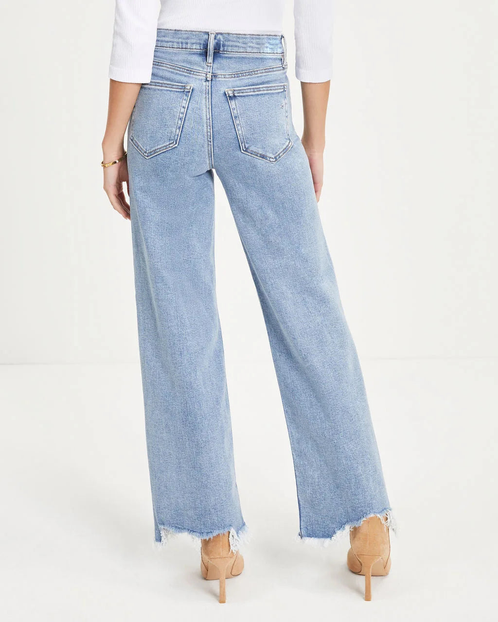 Vintage High Waist Straight Denim