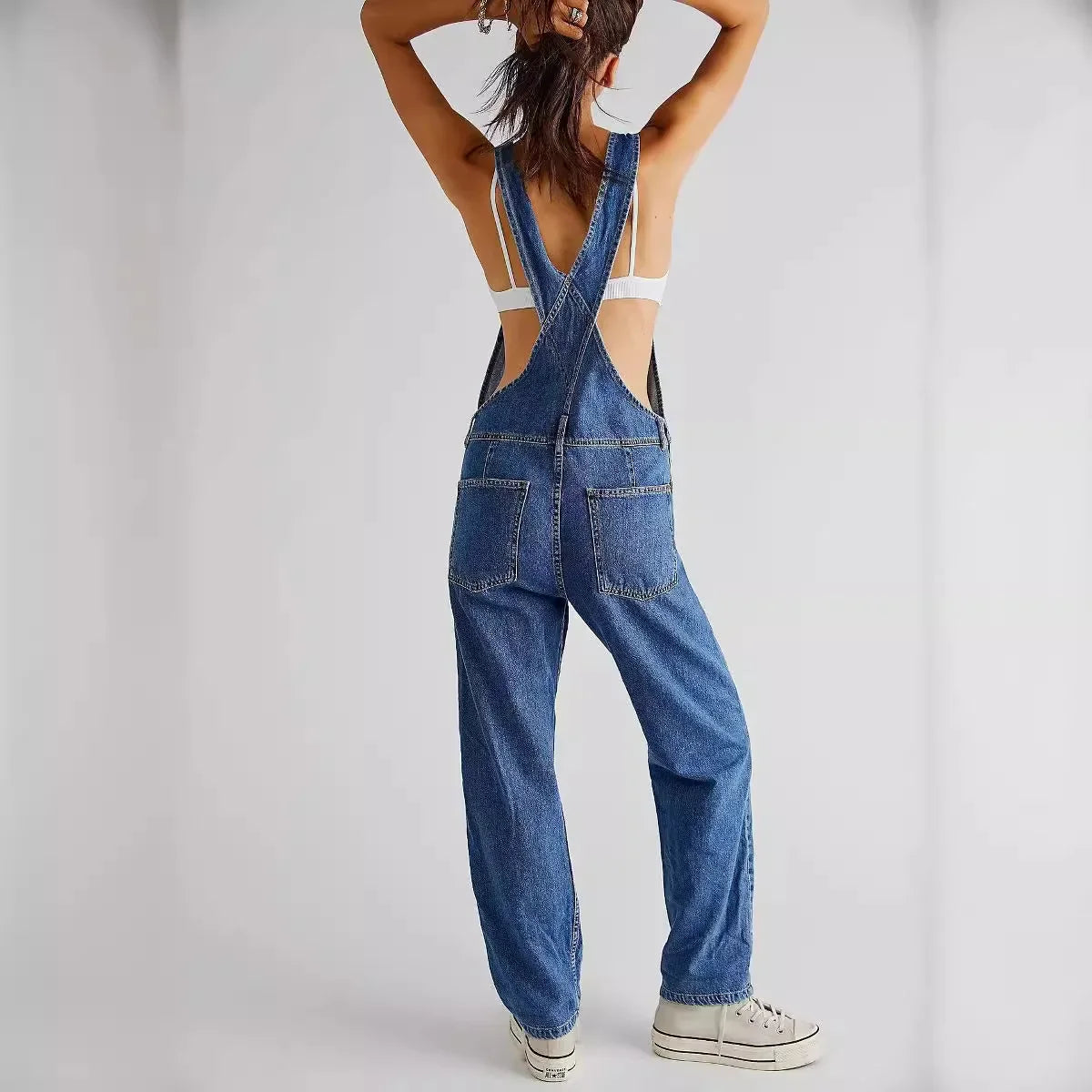 BC Loose-fit Cross-border Strapless Trousers Denim