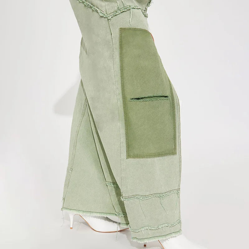 Sania Irregular High Waist Baggy Skirt