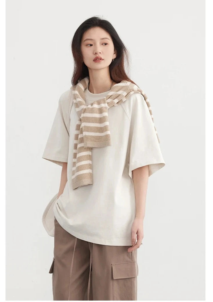 Chou Short Sleeve Round Neck T-Shirt