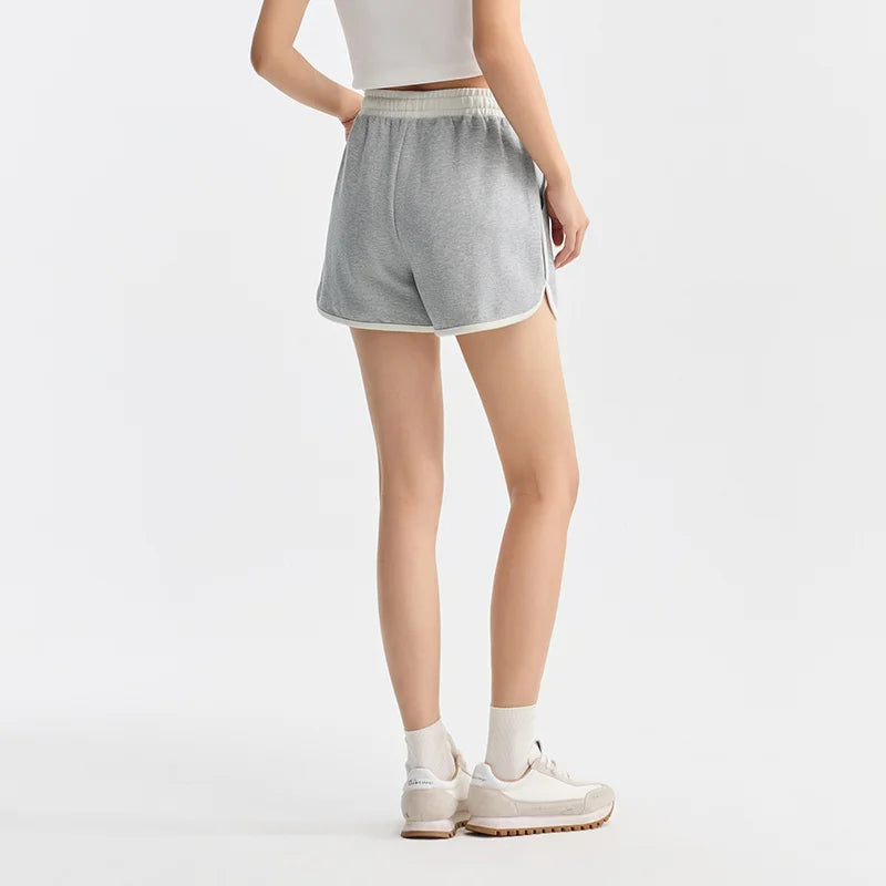 Dee BG Elastic Waist Loose Texture Shorts