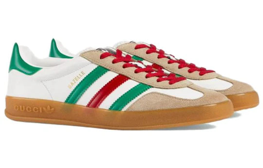 adidas originals x Gucci Gazelle 'White Green Red'