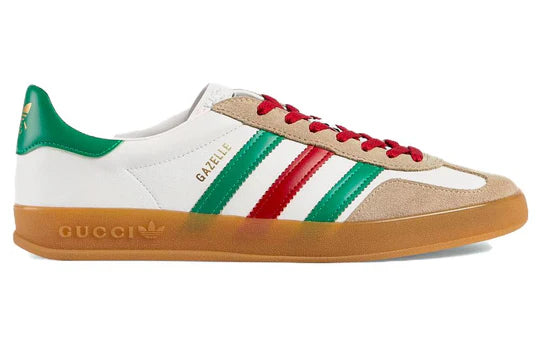 adidas originals x Gucci Gazelle 'White Green Red'