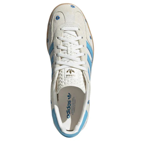 adidas originals GAZELLE Indoor Floral 'White Blue'