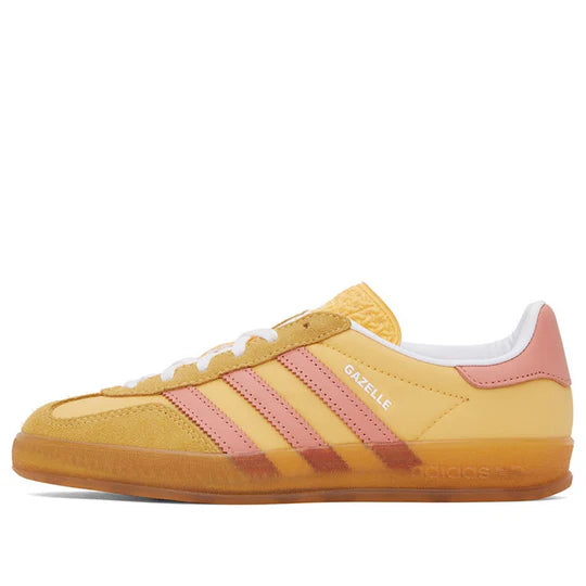adidas originals Gazelle Indoor 'Yellow Pink'