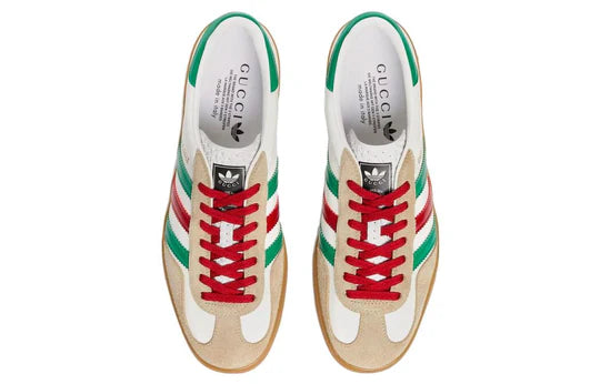 adidas originals x Gucci Gazelle 'White Green Red'