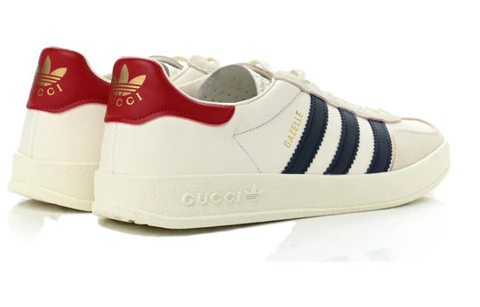 adidas Gazelle x Gucci 'White Navy'