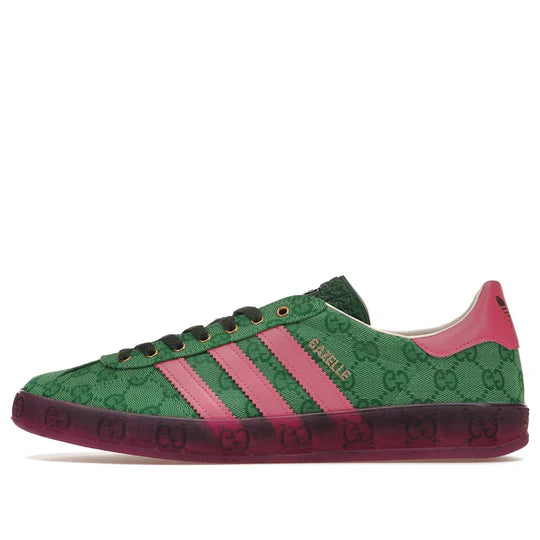 adidas Gazelle x Gucci 'Green GG Monogram