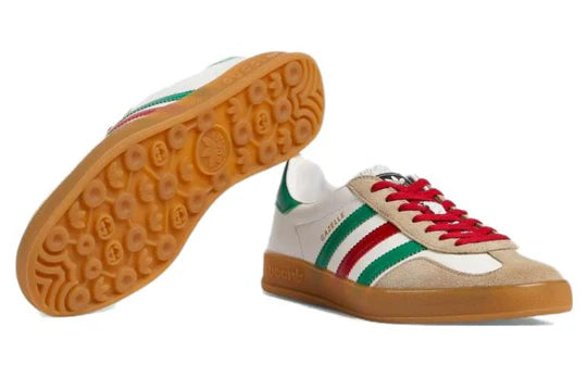 adidas originals x Gucci Gazelle 'White Green Red'