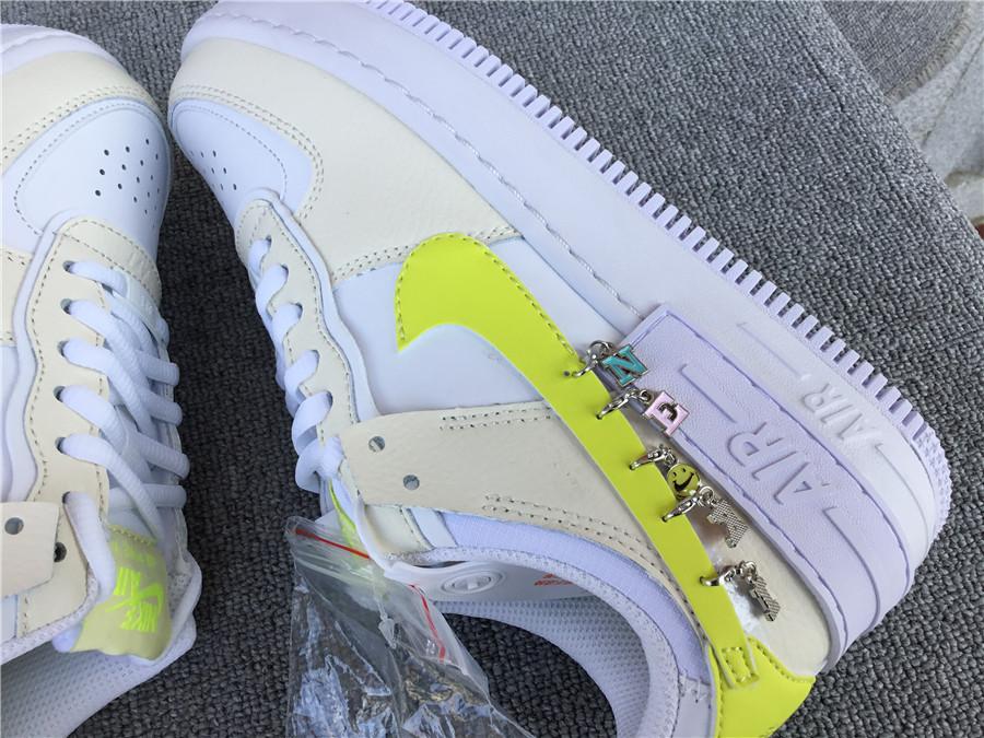 NIKE AIR FORCE 1 SHADOW YELLOW LUCKY CHARMS
