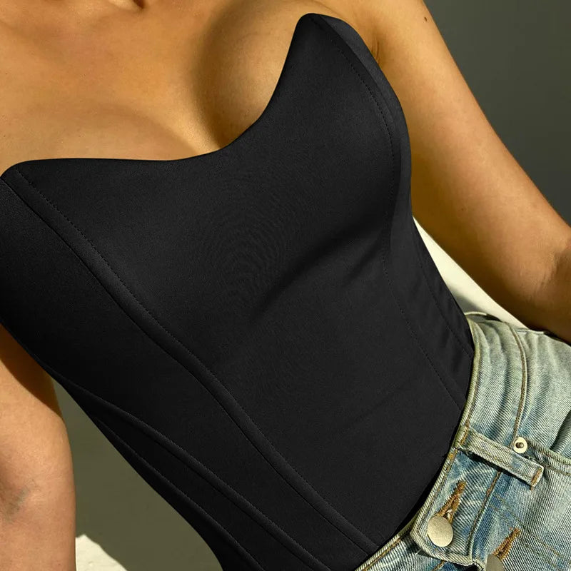 Lyla Corset Cropped Top
