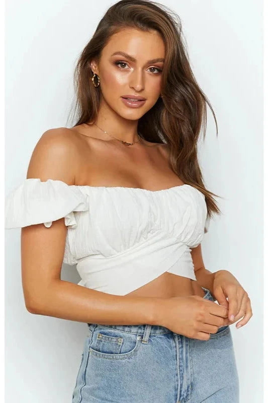 Astra Bohemian Lantern Crop Top