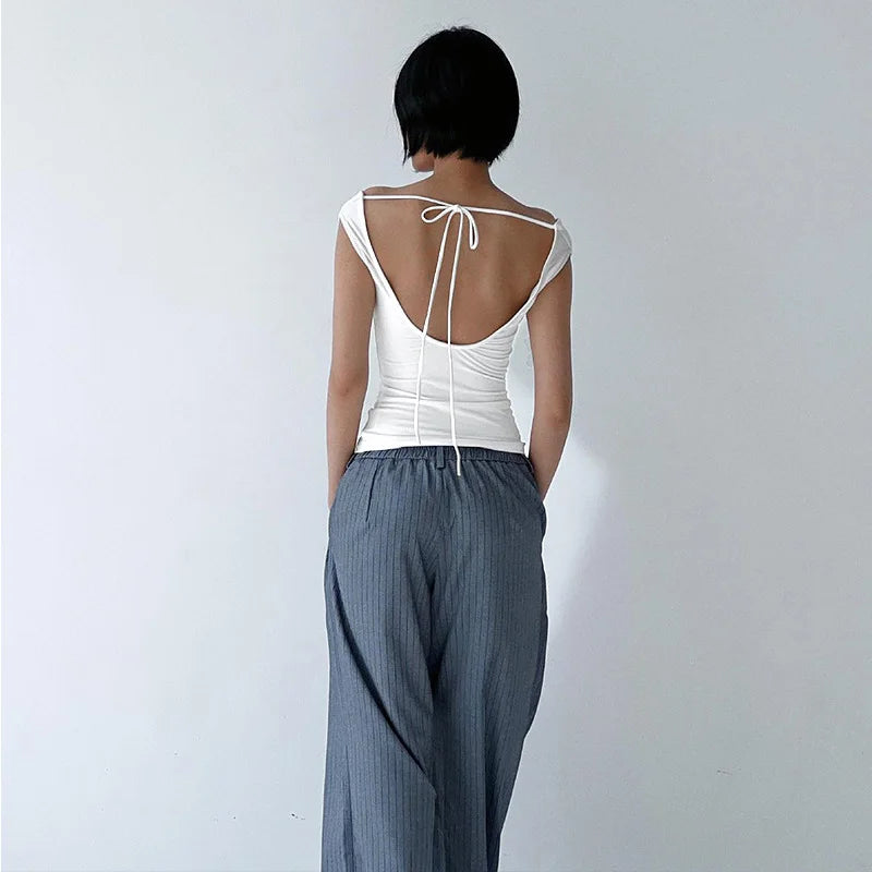 Sha Short Sleeve Top Off Shoulder