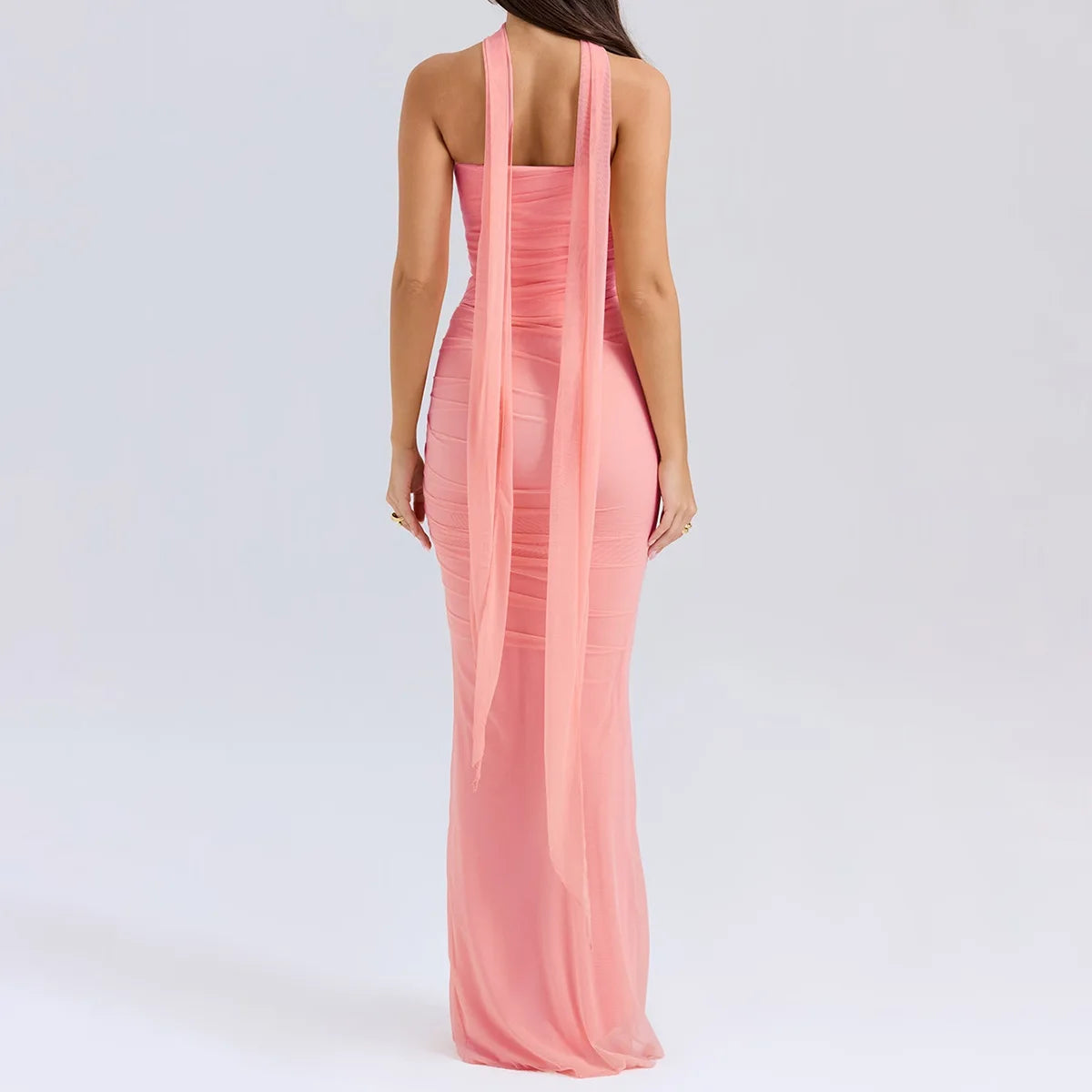 Suninheart Elegant 2 Pieces Dress Set with Scarf