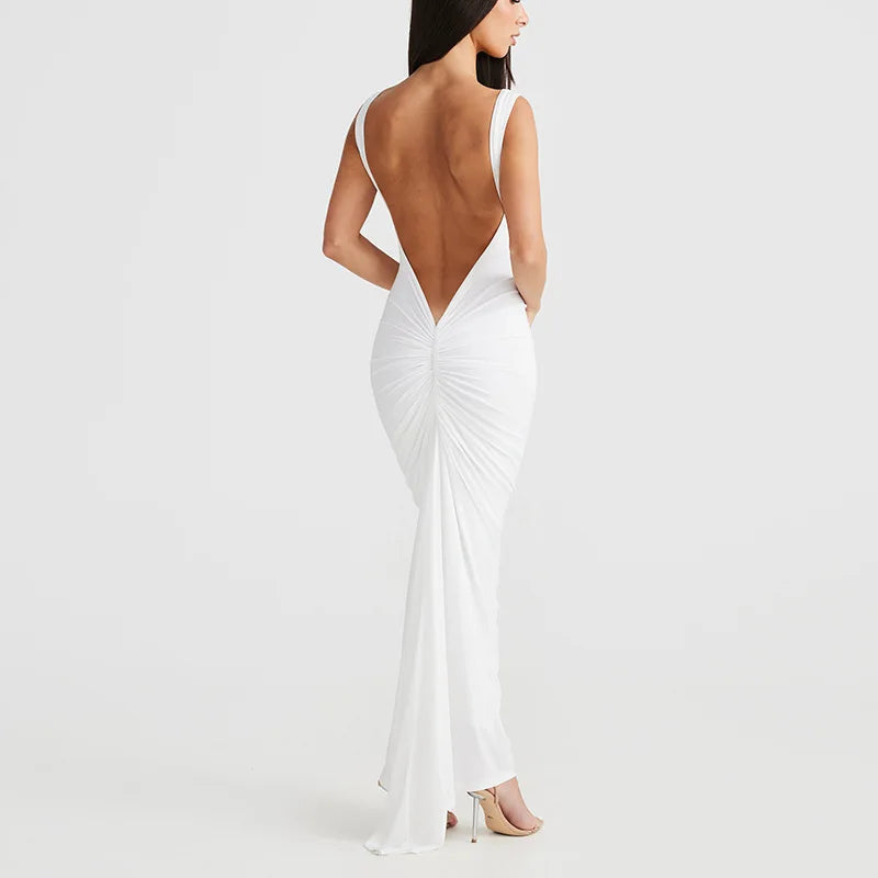 Britt Backless Long Dress