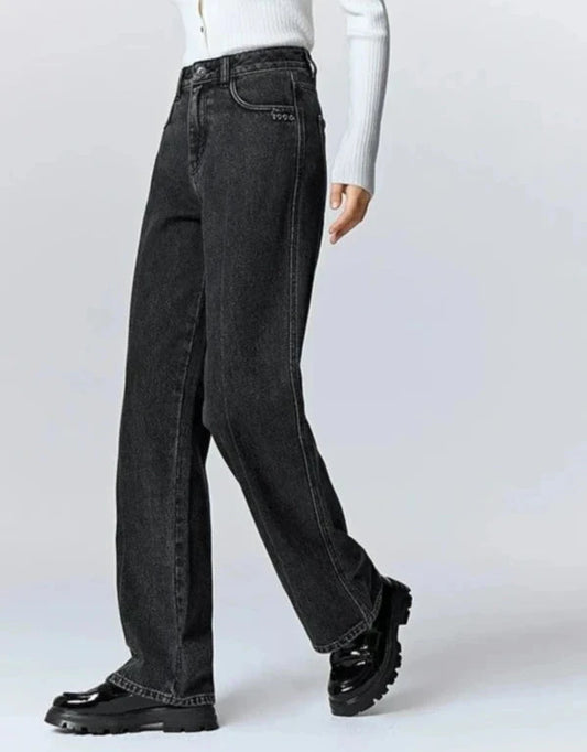 Retro LB Warm Fleece Wide Leg Pants