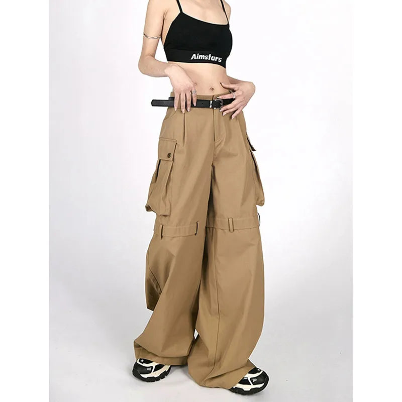 O.P.3 Contrasting Vintage Pocket Cargo Pants